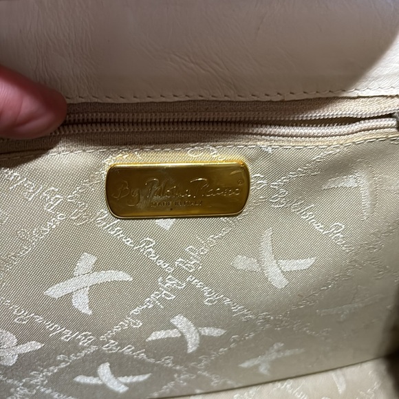 Paloma Picasso, small cream, leather shoulder bag - Picture 6 of 13